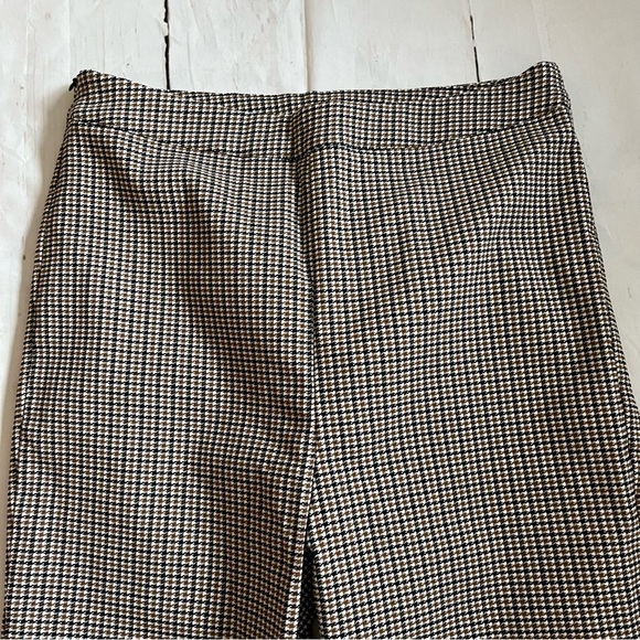 New SHEIN High Rise Plaid Skinny Pants Brown Black L - Picture 8 of 11